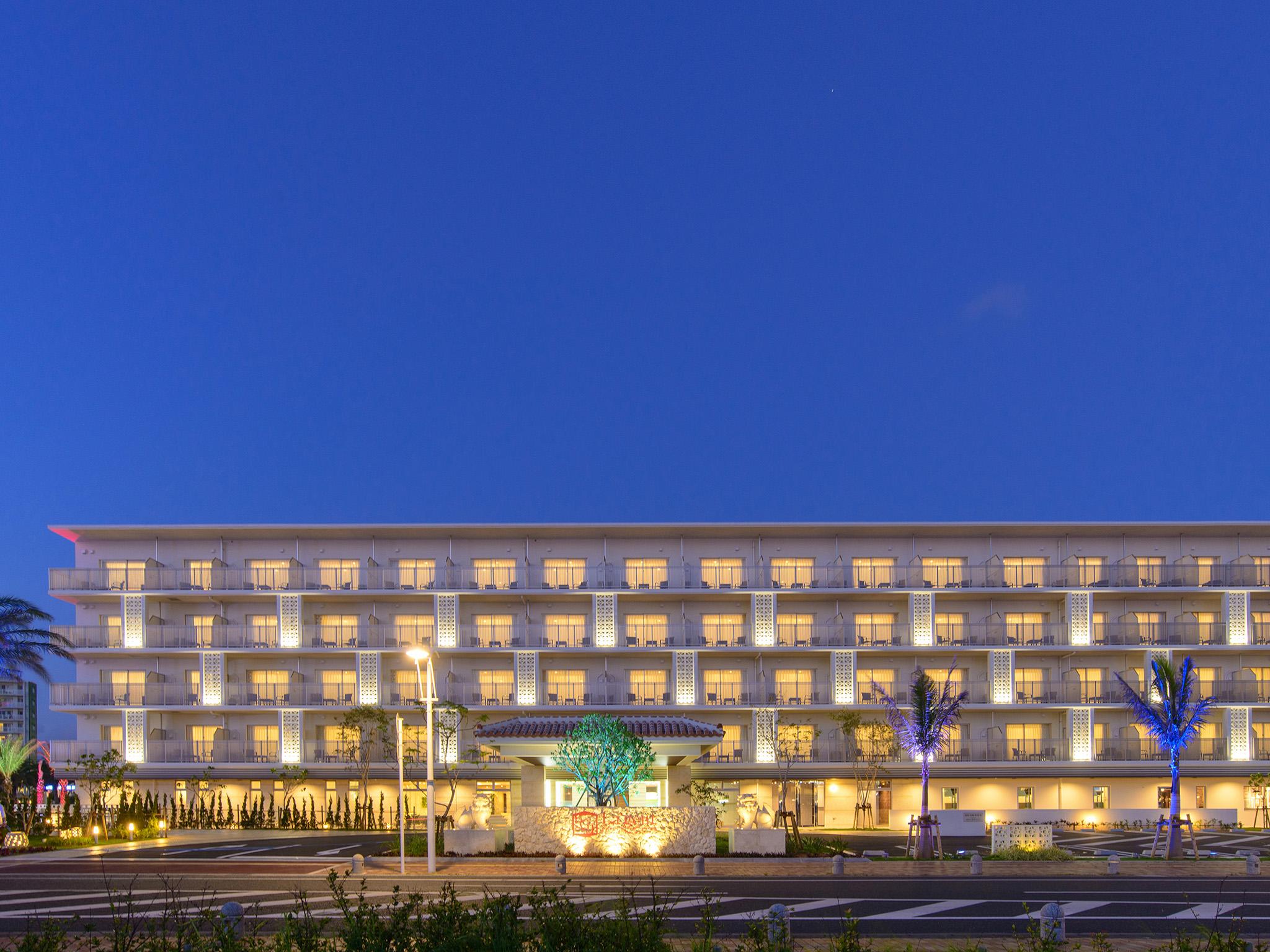 La'Gent Hotel Okinawa Chatan Hotel And Hostel Exterior foto